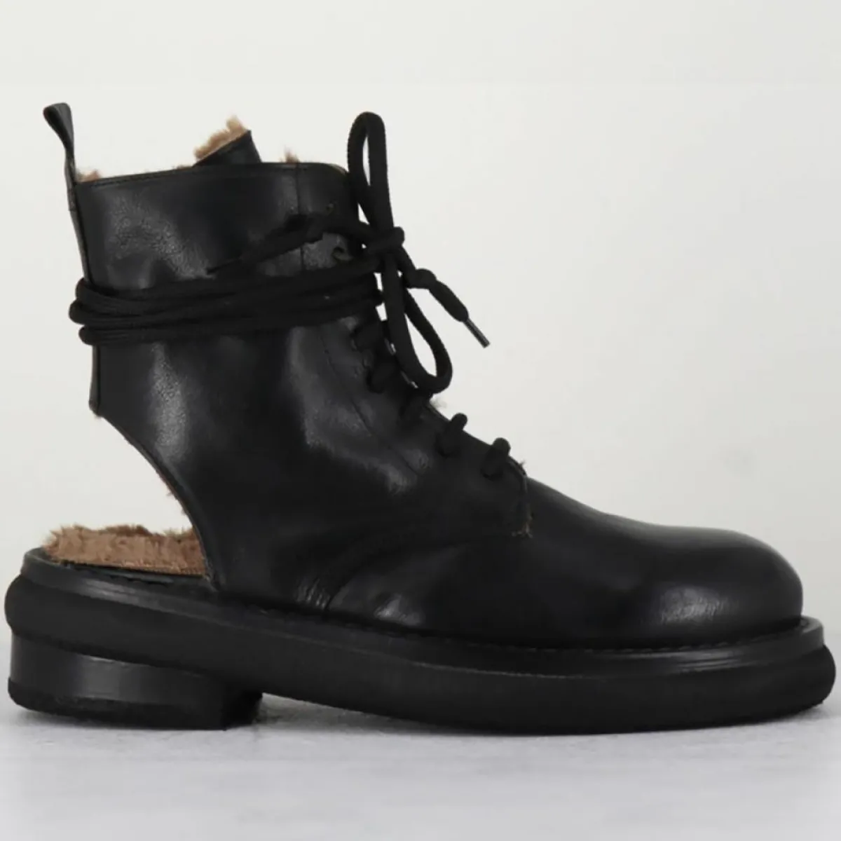 Garrice Lab Bottines|Boots en Cuir Hug noires