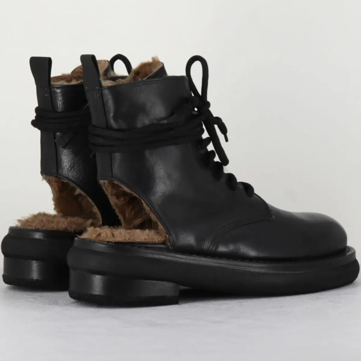Garrice Lab Bottines|Boots en Cuir Hug noires