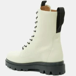 Flattered Bottines|Boots en Cuir Lovi écrues