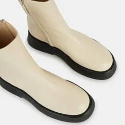 Wandler Bottines|Boots en Cuir Maika écrues