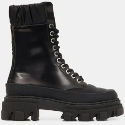 Ganni Bottines|Boots en Cuir Netty noires