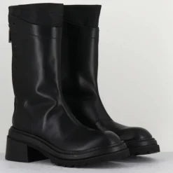 Lemargo Bottines|Boots en Cuir noires - Talon 5 cm