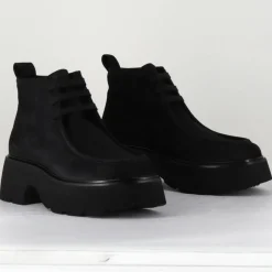 Oa Non Fashion Bottines|Boots en Cuir noires - Talon 6 cm
