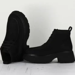 Oa Non Fashion Bottines|Boots en Cuir noires - Talon 6 cm