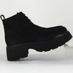 Oa Non Fashion Bottines|Boots en Cuir noires - Talon 6 cm