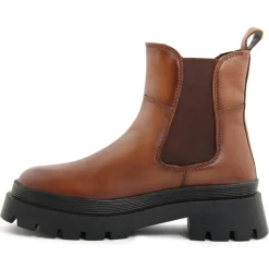 Lab78 Bottines|Boots en Cuir Olivia cognac