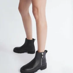 Liu-Jo Bottines|Boots en Cuir Pink noires