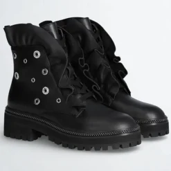 Liu-Jo Bottines|Boots en Cuir Pink noires