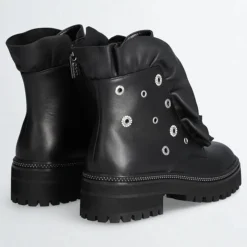 Liu-Jo Bottines|Boots en Cuir Pink noires