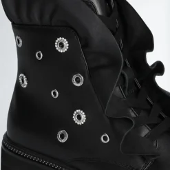 Liu-Jo Bottines|Boots en Cuir Pink noires