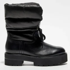 Stuart Weitzman Bottines|Boots en Cuir Tyler Ultralift noires - Talon 5 cm