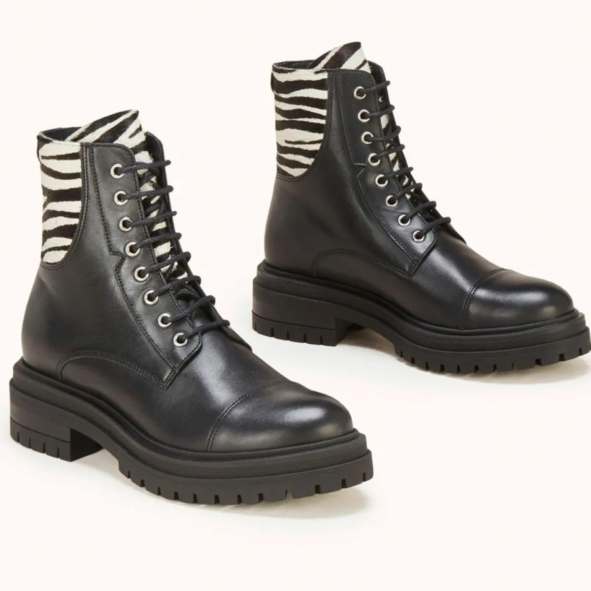 Cosmoparis Bottines|Boots en Cuir Verenice noires