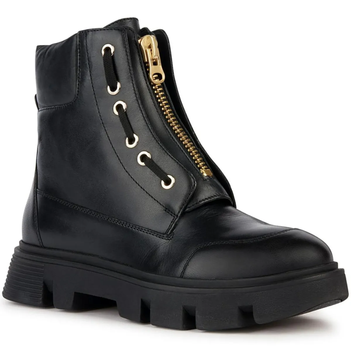 Geox Bottines|Boots en Cuir Vilde noires