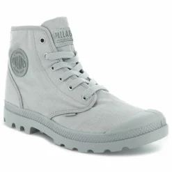 Palladium Bottines|Boots en Toile Pampa Hi grises