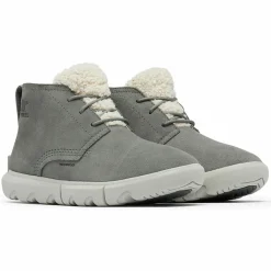 Sorel Bottines|Boots en Velours de Cuir Explorer Next grises
