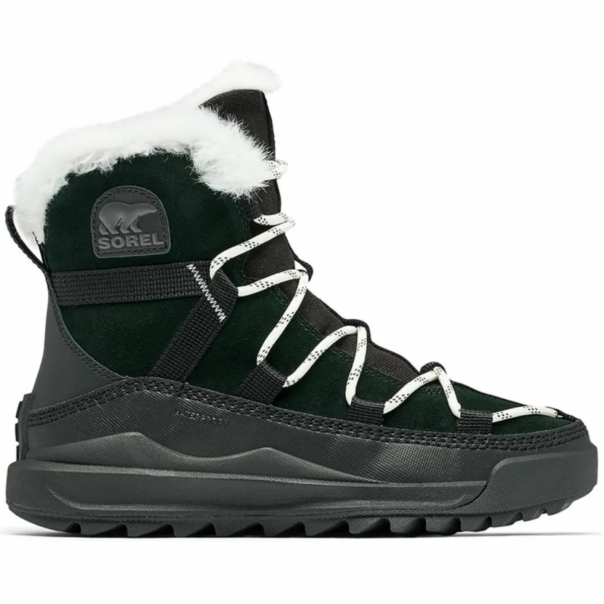 Sorel Bottines|Boots en Velours de Cuir doublure polaire Ona noires