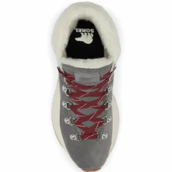 Sorel Bottines|Boots en Velours de Cuir doublure polaire Out N About III grises