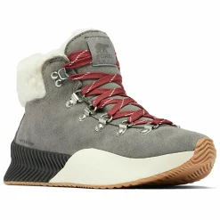 Sorel Bottines|Boots en Velours de Cuir doublure polaire Out N About III grises