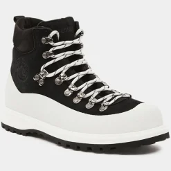 Diemme Bottines|Boots en Velours de Cuir Roccia noir/blanc