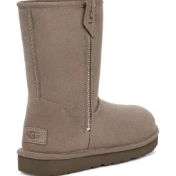 Ugg Bottines|Boots fourrées en Velours de Cuir Classic Short Bailey taupe