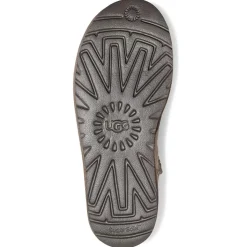 Ugg Bottines|Boots fourrées en Velours de Cuir Classic Short Bailey taupe