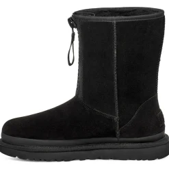 Ugg Bottines|Boots fourrées en Velours de Cuir Classic Short Zipper noires