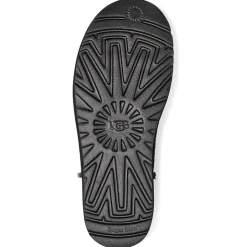 Ugg Bottines|Boots fourrées en Velours de Cuir Classic Short Zipper noires