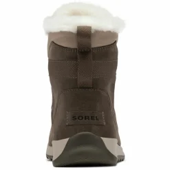 Sorel Bottines|Boots fourrées en Velours de Cuir & Textile imperméables Whitney™ II Flurry marron
