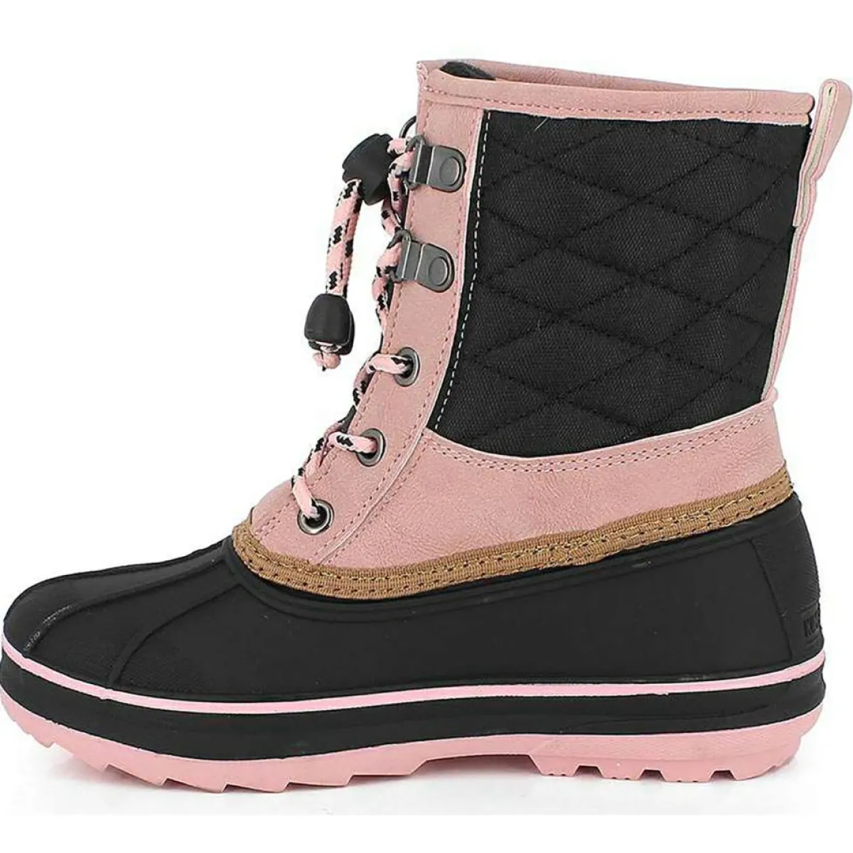 Kimberfeel Bottines|Boots fourrées Noor vieux rose/noir