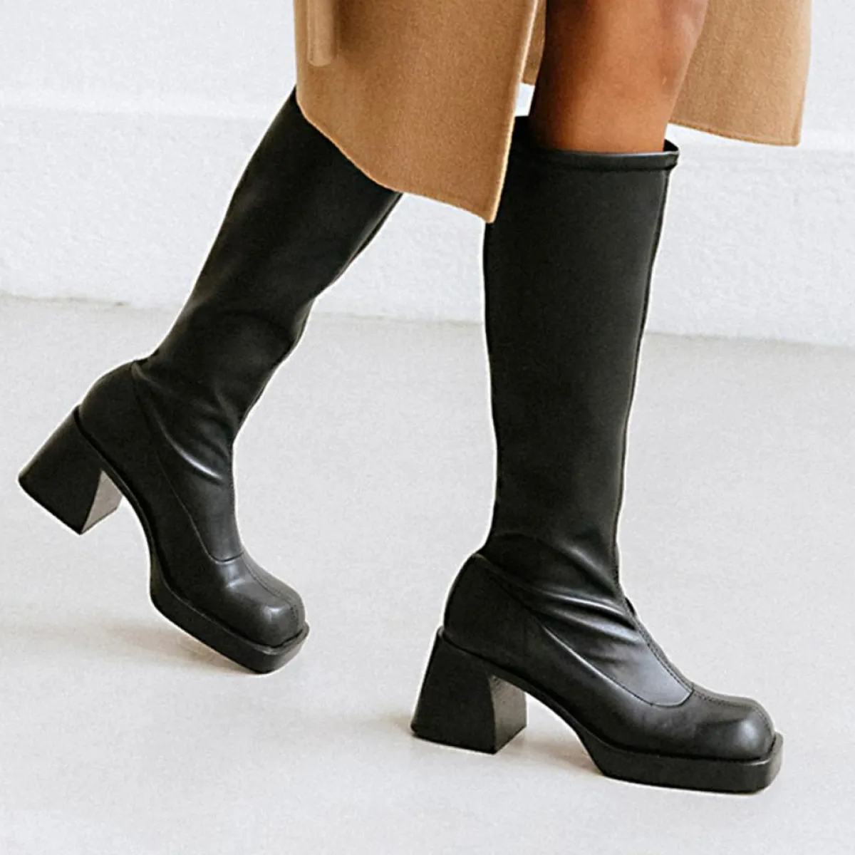 Jonak Bottes|Bottes Ballot noires - Talon 7 cm