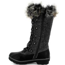 Kimberfeel Bottes|Bottes de neige fourrées Capucine noires
