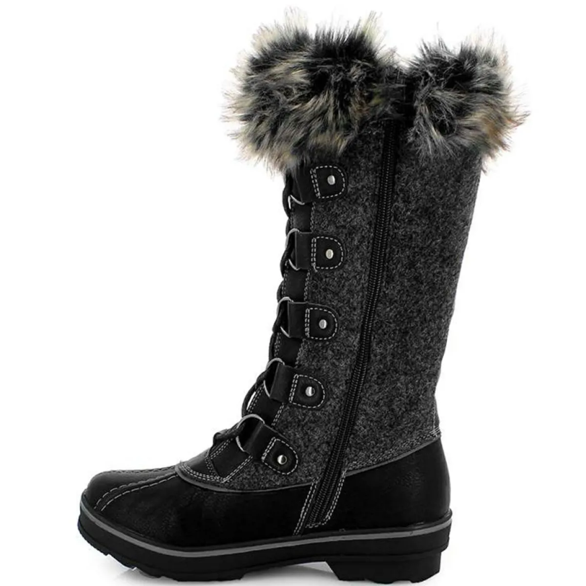 Kimberfeel Bottes|Bottes de neige fourrées Capucine noires