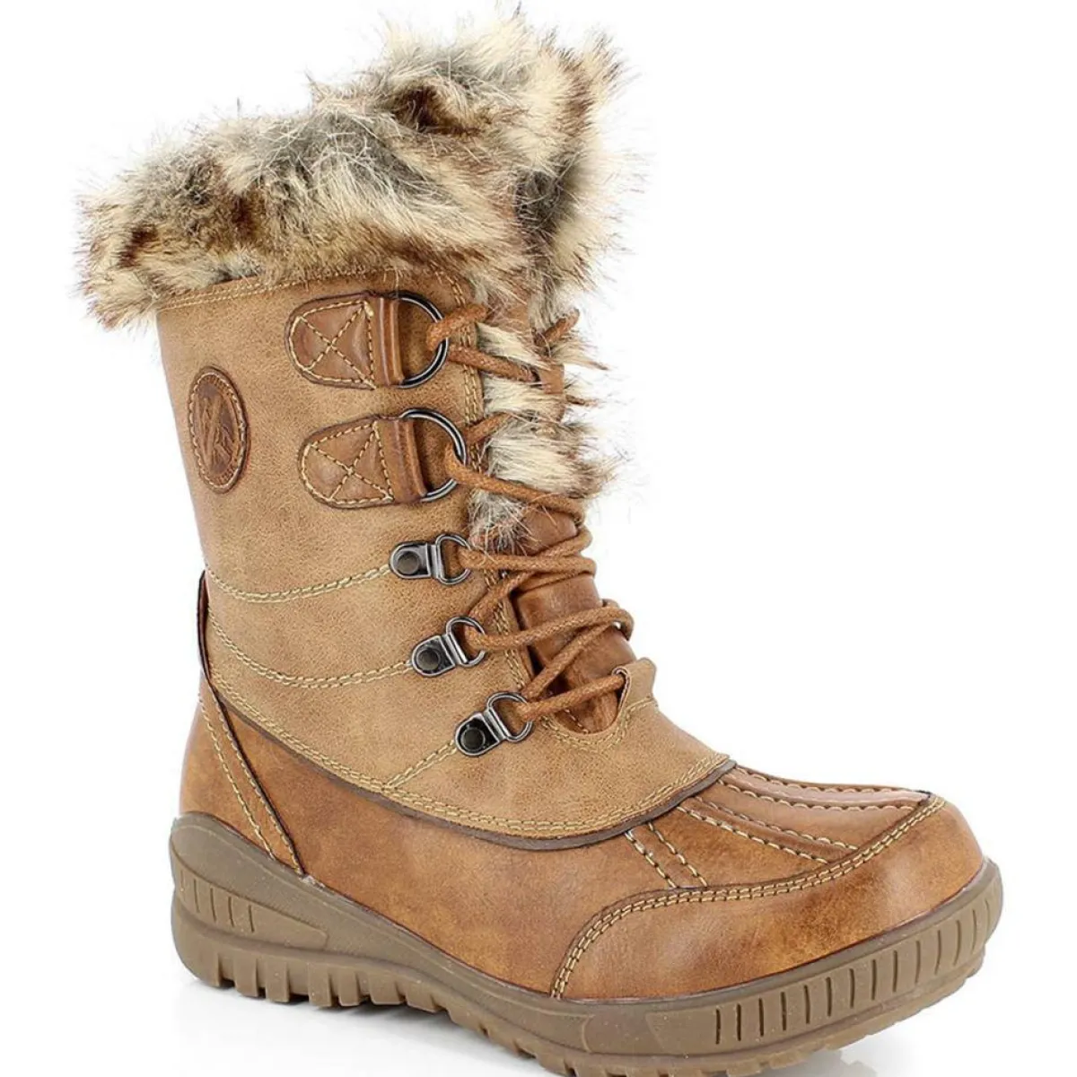 Kimberfeel Bottes|Bottes de Neige fourrées Elena cappuccino