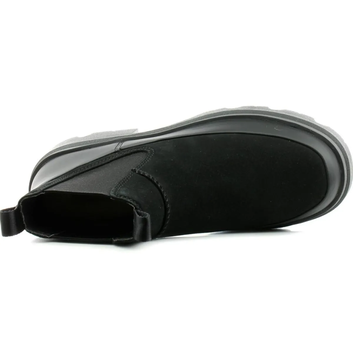 Ugg Bottines|Bottes en Cuir Brisbane Chelsea noires - Talon 6.3 cm