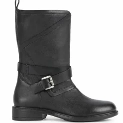 Geox Bottes|Bottes en Cuir Catria noires