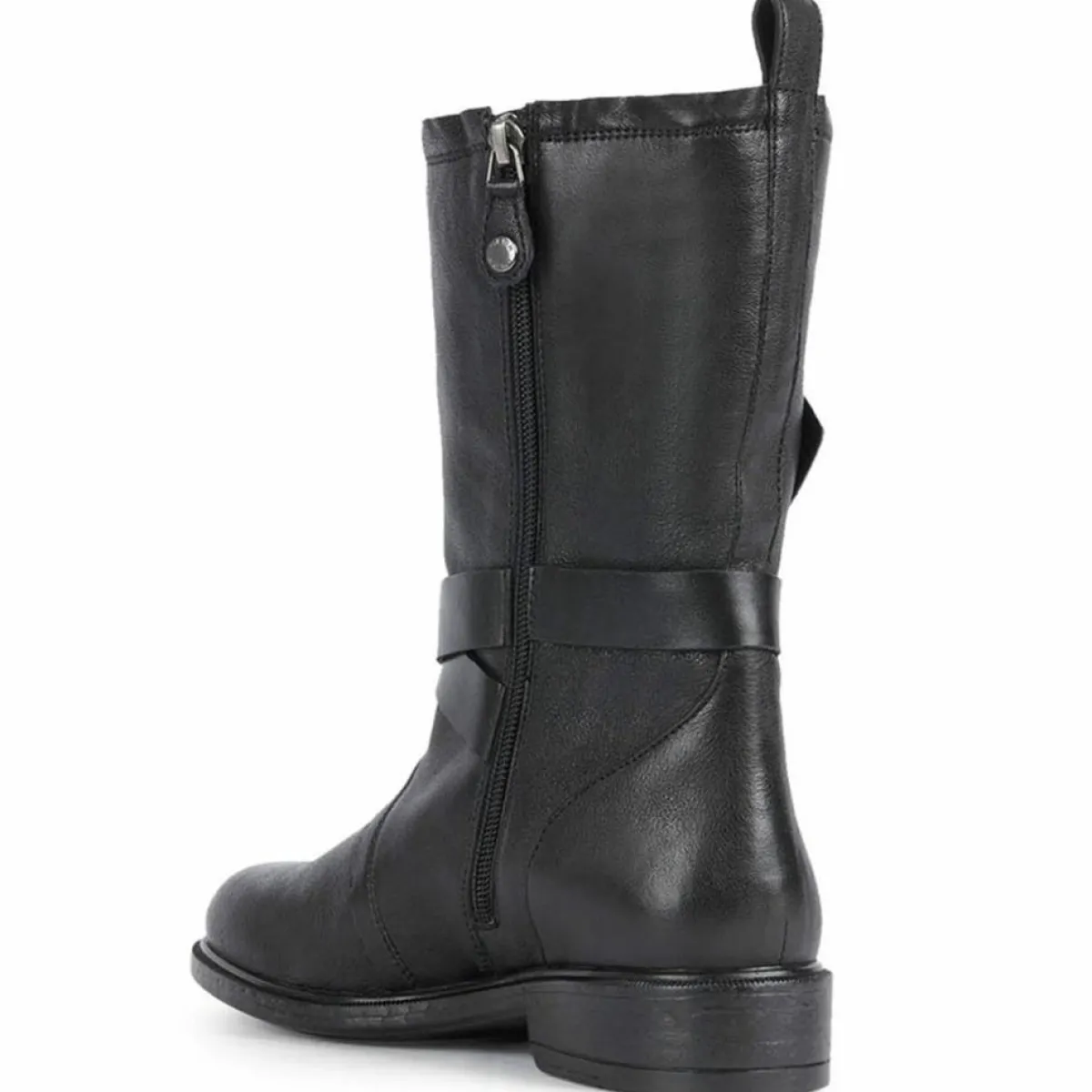 Geox Bottes|Bottes en Cuir Catria noires
