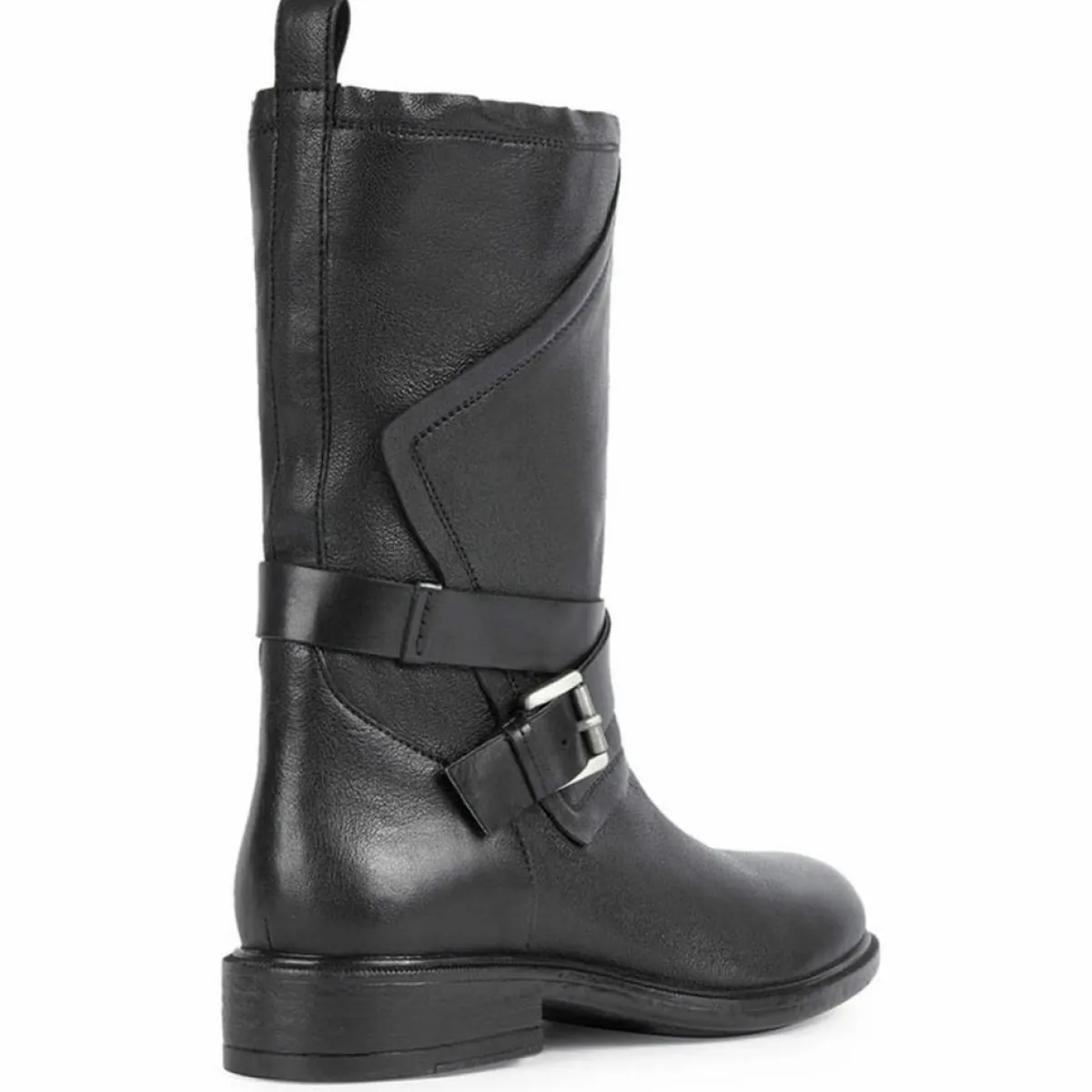 Geox Bottes|Bottes en Cuir Catria noires