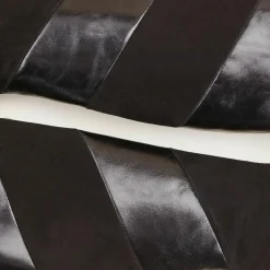 Cosmoparis Bottes|Bottes en Cuir et Velours de Cuir Cleha noires - Talon 7 cm