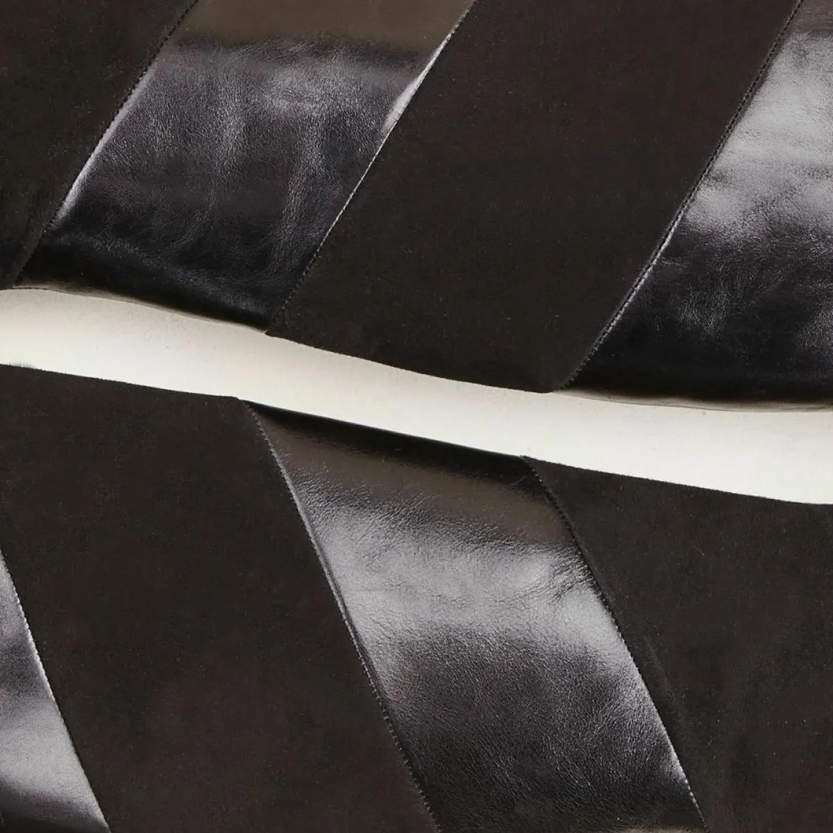 Cosmoparis Bottes|Bottes en Cuir et Velours de Cuir Cleha noires - Talon 7 cm