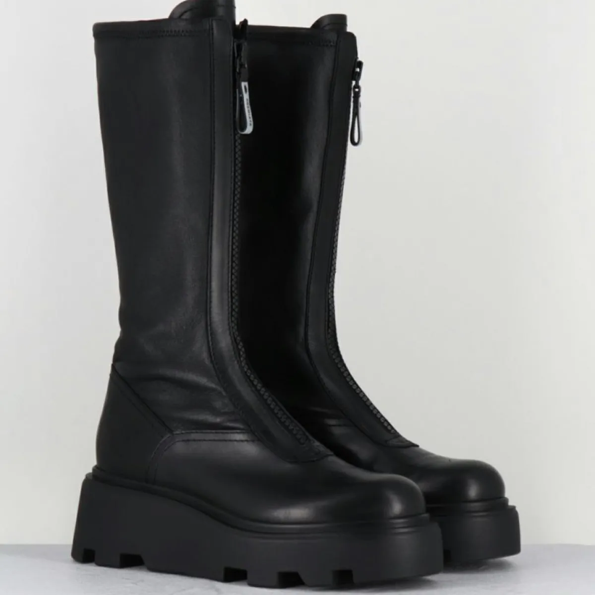 Premiata Bottes|Bottes en Cuir M6622 noires