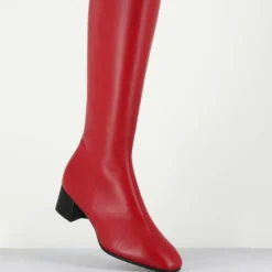 Garrice Bottes|Bottes en Cuir mayera rouges