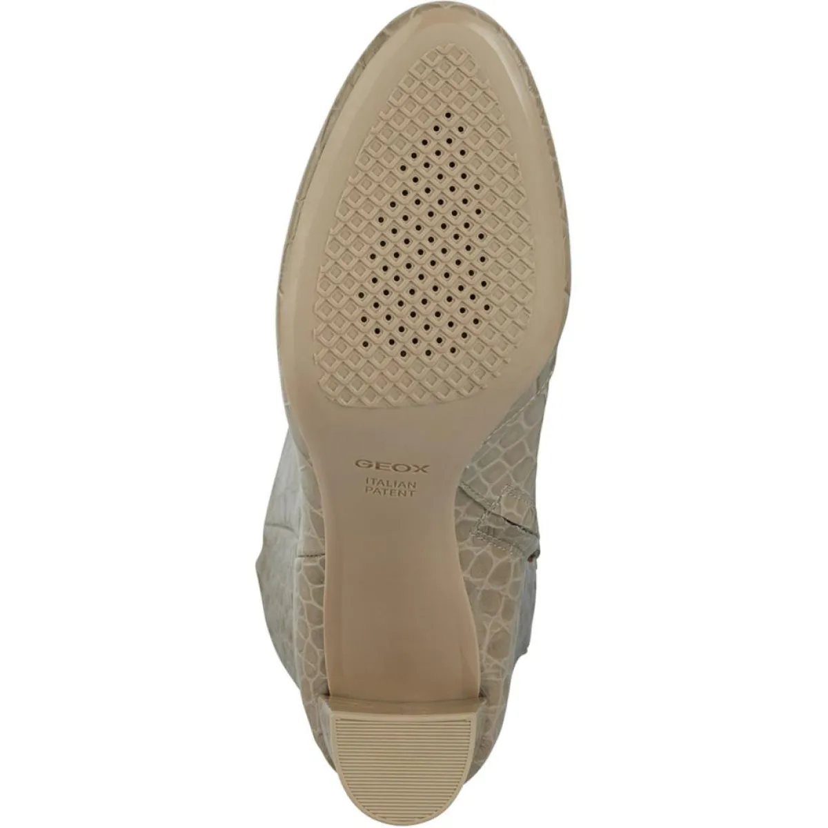 Geox Bottes|Bottes en Cuir Pheby 80 sable - Talon 8 cm