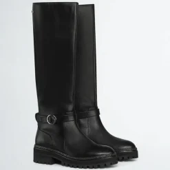 Liu-Jo Bottes|Bottes en Cuir Pink noires