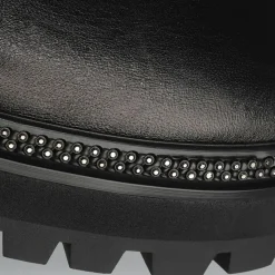 Liu-Jo Bottes|Bottes en Cuir Pink noires