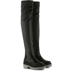 Liu-Jo Bottes|Bottes Fama en Cuir noires