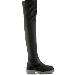 Liu-Jo Bottes|Bottes Fama en Cuir noires