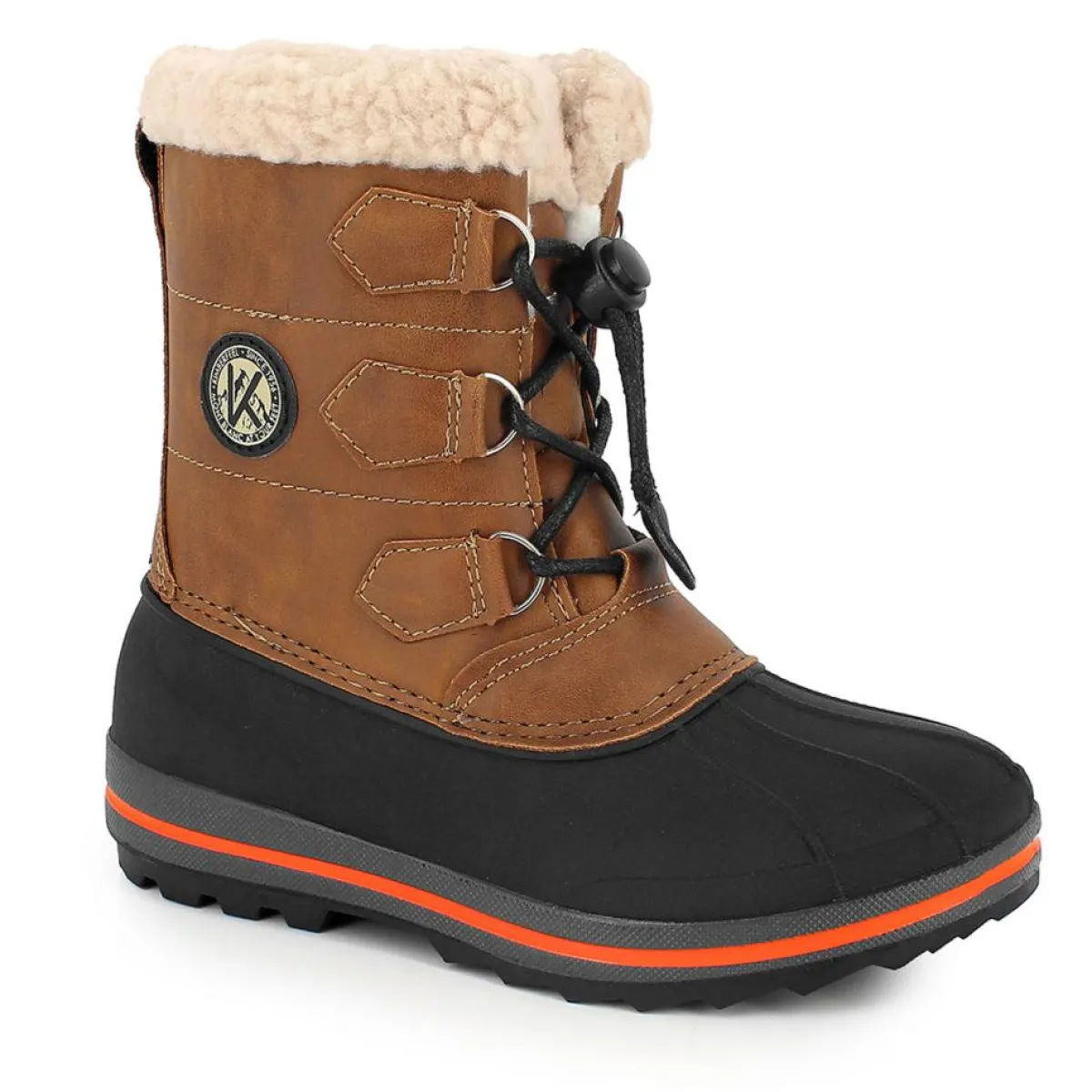 Kimberfeel Bottines|Bottes Fourrées Ethan beige/noir