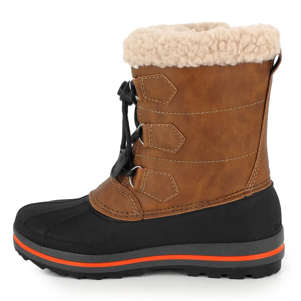 Kimberfeel Bottines|Bottes Fourrées Ethan beige/noir