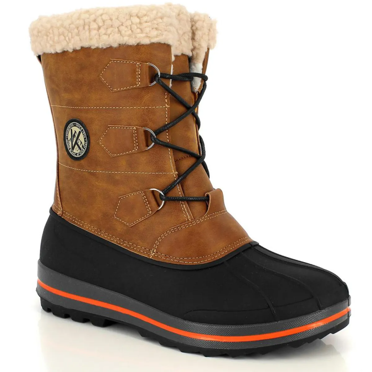 Kimberfeel Bottines|Bottes Fourrées Ethan beige/noir