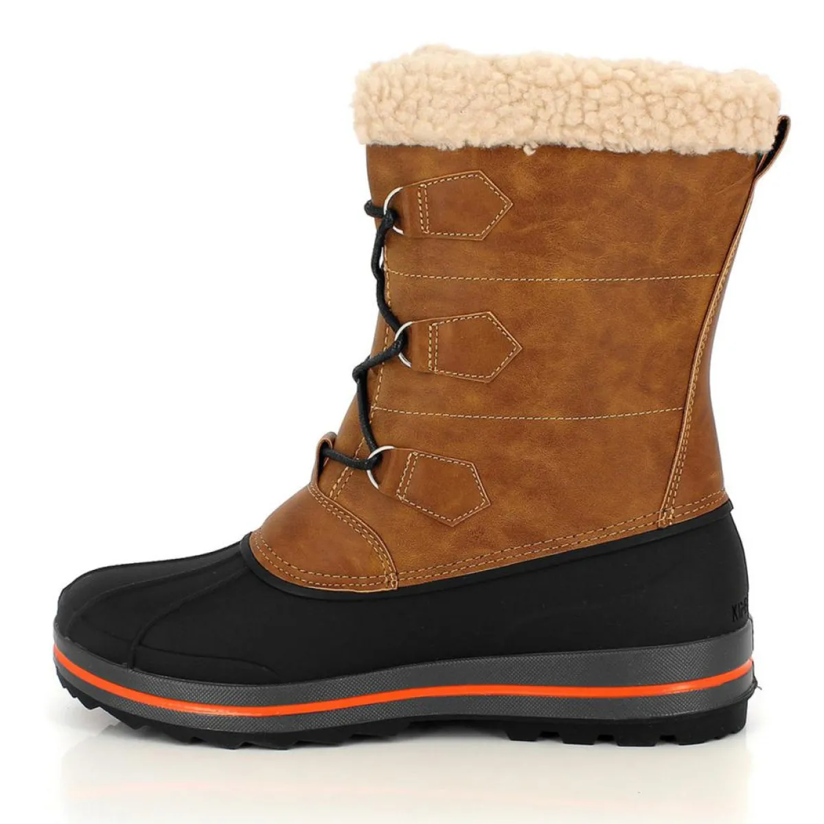 Kimberfeel Bottines|Bottes Fourrées Ethan beige/noir